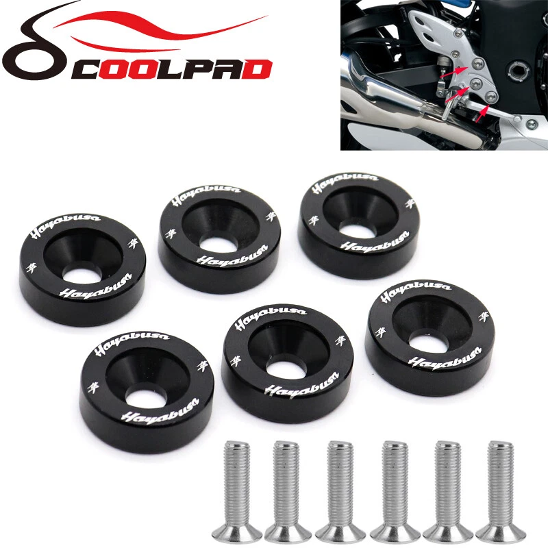 Foot Pedal Peg Bracket Mount Screw Bolts For SUZUKI HAYABUSA GSX1300R 1999-2022 - Изображение 1 из 4