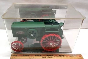 Vintage 1/16 JI Prarie Case Thrashing Machine Kerosene Tractor W/ Clear Case - Picture 1 of 20