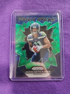 2023 Prizm Jaxon Smith-Njigba Break Green Wave Prizm Rookie RC #PB-2 Seahawks - Picture 1 of 2