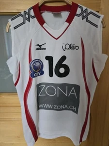 Volero Zürich, Voléro Zurych, Match Worn Volleyball Shirt by Mizuno, Calderon, L - Bild 1 von 11