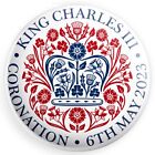 HM King Charles III Coronation Emblem Made by Sir Jony Ive - 38mm Button Badge