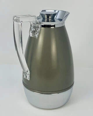 Termo 585J - Jarra de café vintage aislada verde/cromo mango lucite Foto 1 de 4