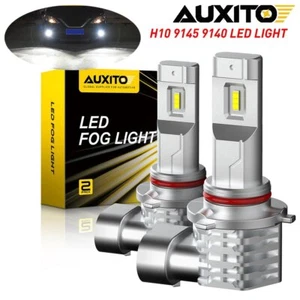 AUXITO H10 Fanless 9145 9140 LED Fog Light for Ford F-250 F-350 1999-2020 6000K - Picture 1 of 8