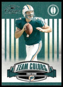 2008 Donruss Classics #TC-7 Chad Henne Team Colors Miami Dolphins - Picture 1 of 2