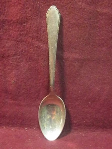 Lunt Sterling William And Mary DEMITASSE  SPOON 4 1/4" 11g  no mono  - Picture 1 of 4