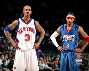 Stephon Marbury New York Knicks UnsignedJersey Standing With