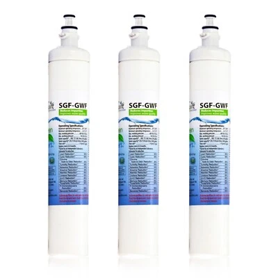 Compatible With SGF-GWF GE GWF, RPWF, WSG-4 ,PFE29P Water Filter For  (3 Pack) - Image 1 of 4