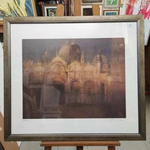 Renzo crociara. Lithograph 80 x 70 cm - Picture 1 of 11