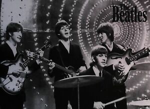 carte postale chanteur The Beatles