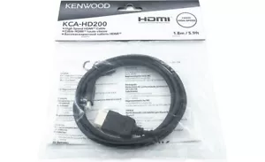 NEU Original Kenwood KCA-HD200 HDMI (Typ-A) auf Micro HDMI (Typ-D) Kabel, 5,9' - Bild 1 von 2