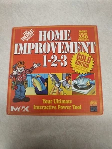 Home Improvement 1-2-3 Gold Edit. CD ROM Windows/Mac Home Depot Buy 2 Get 1 Free - Picture 1 of 2