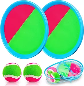 Toss and Catch Ball Game Outdoor Toys for Kids Beach Pool Toys Yard Lawn Games B - Picture 1 of 12