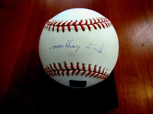 MICKEY LOLICH 1968 TIGERS SIGNED AUTO OML BASEBALL 2001 TOPPS ARCHIVES RESERVE - Picture 1 of 4