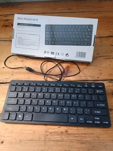 Wired Mini Membrane Keyboard - USA Key Layout !! - Picture 1 of 5