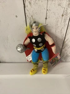 Muñeca de peluche Kellytoy Marvel Thor God of Thunder 2003 7" Marvel Comics de colección - Imagen 1 de 4