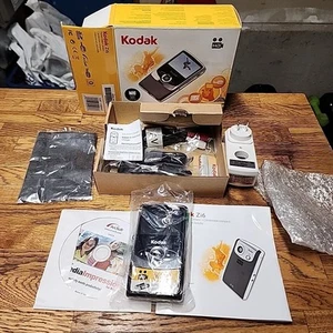 Kodak Zi6 Black Noir High Definition Pocket Digital Video Camera - Description - Picture 1 of 6