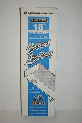 Lithonia 18" Cabinet Light Slim Fluorescent NEW - Image 1 of 4
