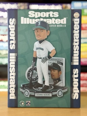 Ichiro Suzuki Seattle Mariners Sports Illustrated Cover Bobblehead FOCO NEW #100 - Image 1 of 4