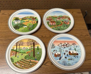 Villeroy & Boch “The Four Seasons” Collector Plates – Gérard Laplau – Set of 4 - Picture 1 of 10