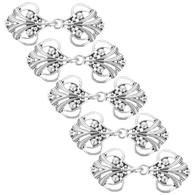  5 Pairs Vintage Haken Und Ösen Annähverschlüsse Kleidungsclips -Pullover -Clip - Bild 1 von 4