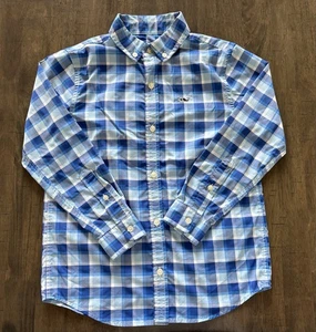 Vineyard Vines Boys Featherweight Performance Long Sleeve Shirt Size 6 - Picture 1 of 3