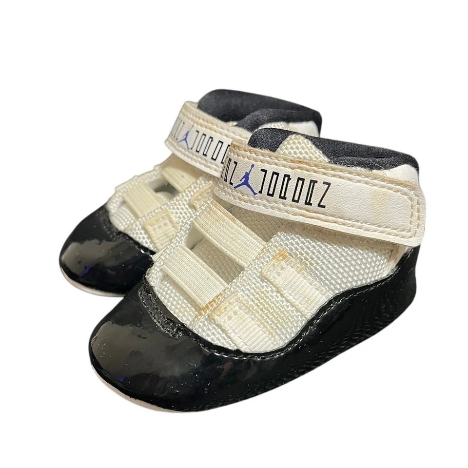 Nike Air Jordan 11 Retro Niño Pequeño Concord Talla 2C 378049-100 Blanco Zapatos Bota Cuna Foto 1 de 4