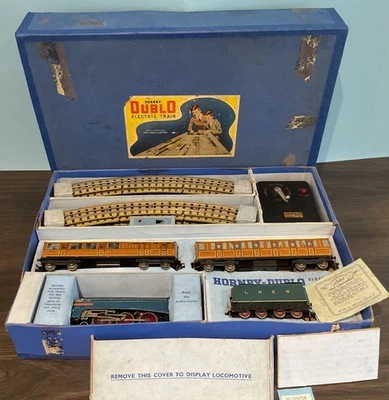 HORNBY DUBLO EDP1  “Sir Nigel Gresley” Passenger Train Set - LNER, Boxed, VGC. - Image 1 of 4