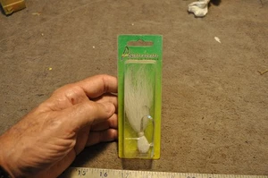 Wahoo Saltwater Bucktail Jig 1/2OZ WHITE , new in package see pictures - Picture 1 of 11