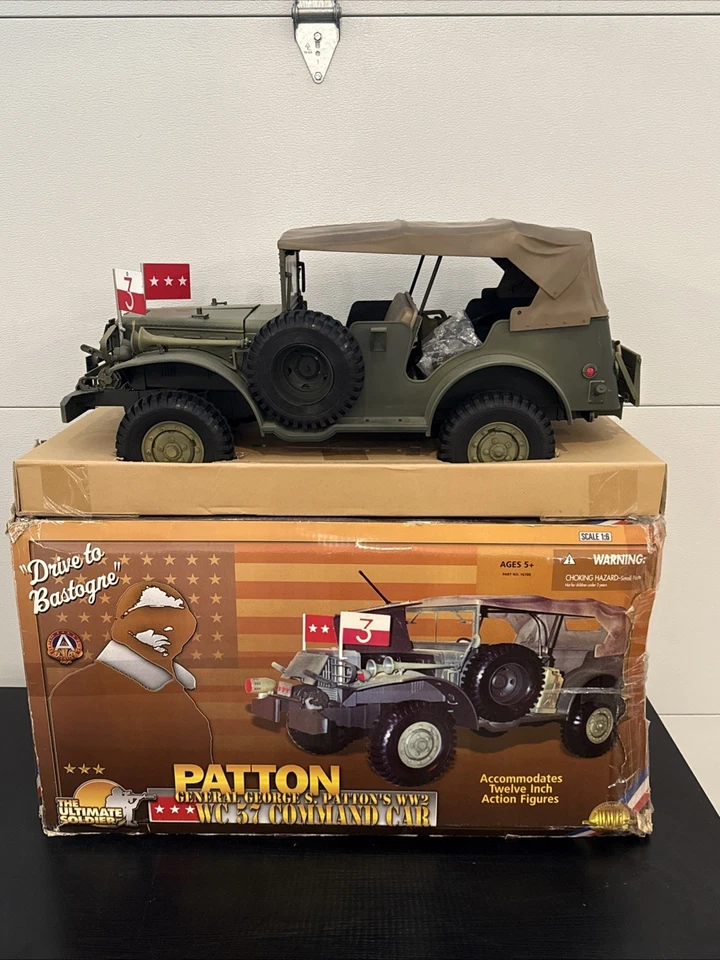 21st Century Ultimate Soldier Patton 2002 WC 57 Command Car 1:6 - muy raro  Foto 1 de 4