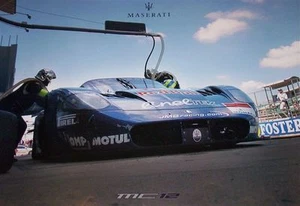 Maserati MC 12  RED BULL Pit Stop Factory Racing POSTER NEW  - Picture 1 of 1