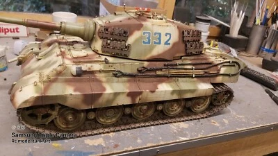 Torro king tiger custom painted 1/16 rc tank  - Image 1 of 4