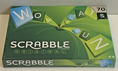 Scrabble Original Board Game Mattel Classic Word Forming Family Fun New Sealed - Image 1 of 4