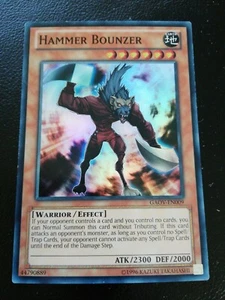 Yugioh card - Hammer Bounzer - GAOV-EN009 SUPER RARE - Picture 1 of 1