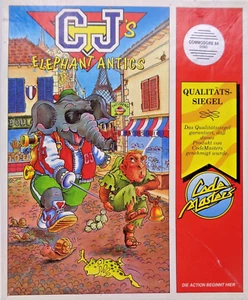 COMMODORE 64/128 -- CJ`s ELEPHANT ANTICS (CODE MASTERS - DISK) - Picture 1 of 9