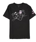 Elevenparis Herren Big Head rosa Panther Grafik T-Shirt, schwarz, groß