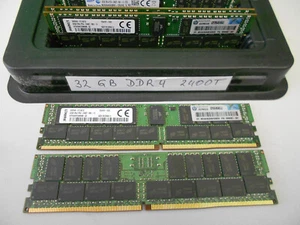 Kingston / HP 32GB RAM - DDR4 2Rx4 PC4-2400T ECC Reg. LRDIMM HP24D4R7D4MAM-32 - Bild 1 von 3
