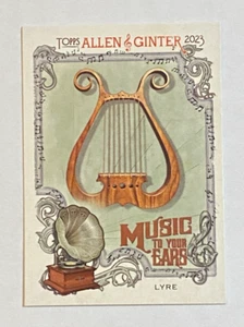 2023 Topps Allen & Ginter Music To Your Ears #MTYE-7 Lyre - Picture 1 of 2