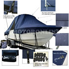 Pursuit OS 325 WA Cuddy Cabin T-Top Hard-Top Fishing Storage Boat Cover Navy