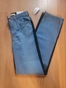 Neu mit Etikett!! Pacsun Damenjeans blau/schwarz Denim 90er Boyfriend Style - Größe 26 - Bild 1 von 5