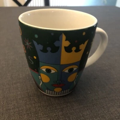 Jacobs Ritzenhoff Tasse, M. Sieger, Edition 2, Blaue Königin, Fehldruck - Bild 1 von 4