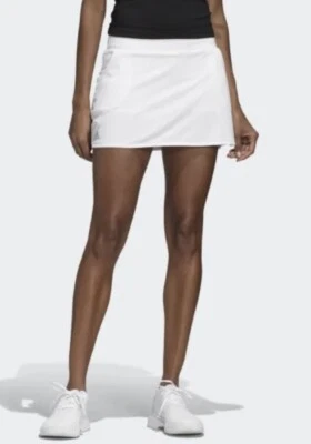 Adidas Women's Club Tennis Skirt  Aeroready White and Matte Silver XL [FK6990] - Image 1 of 4