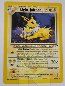 Light Jolteon ® Neo Destiny 48/105 ® Non Comune ® Pokemon ® Inglese ® EX+ - Picture 1 of 2