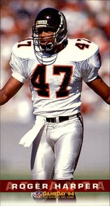 1994 GameDay Football Card #20 Roger Harper