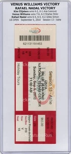 Venus Williams & Rafael Nadal VICTORIES 2010 US Open USTA 9/5 FULL Ticket RARE - Picture 1 of 12