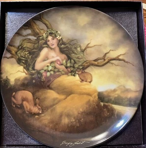 1984 Knowles-The Four Ancient Elements “Earth” Plate"W/COA NIB FREE SHIPPING - Picture 1 of 4