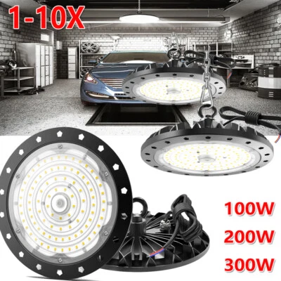 UFO LED hall lighting industrial workshop lamp hall light spotlight ceilings - Image 1 of 4