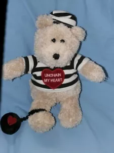 Starbucks Bearista Orso San Valentino Catena Palla Unchain My Heart 2003 24° Ed - Foto 1 di 4