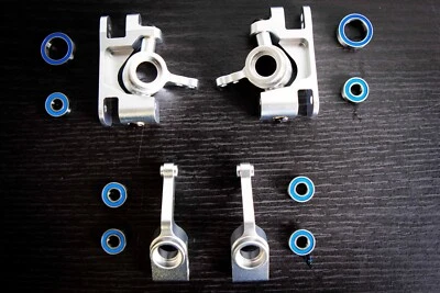 Cobra Racing Chrome Traxxas Knuckle Set for Traxxas 4x4 Slash, Rustler, and more - Image 1 of 4