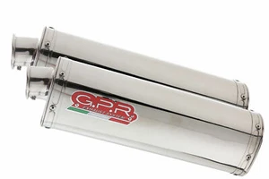 GPR Exhaust Cagiva Navigator 1000 2000-2005 Pair Homolog Slip-On Trioval - Picture 1 of 1