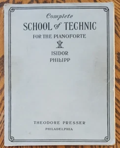 Complete School of Technic for the Pianoforte 1908 Isidor Philipp Music Book - Picture 1 of 6